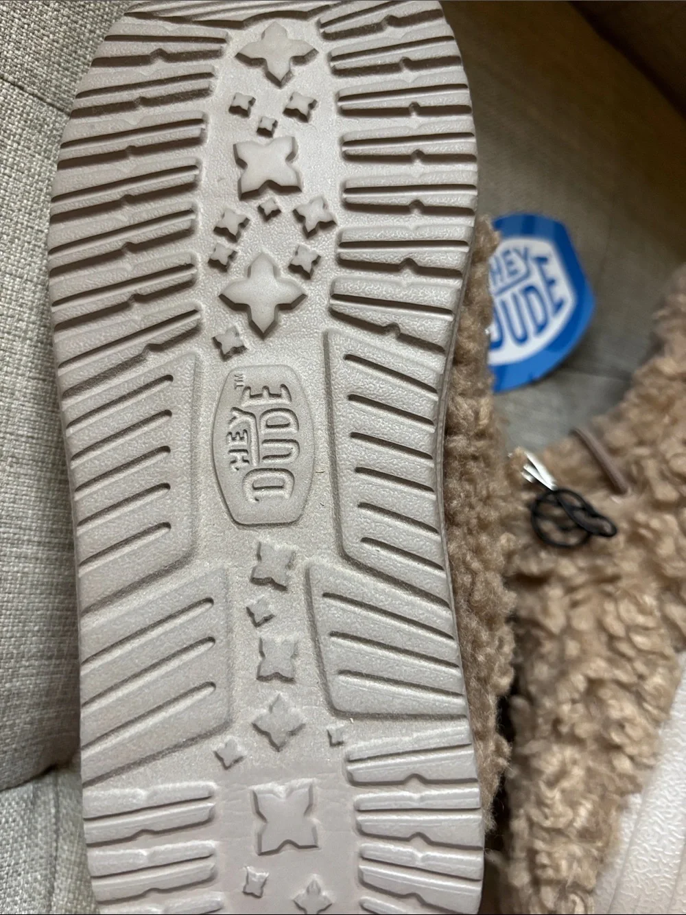 Hey Dude Wendy Timber Wolf Slipper Youth Size 1